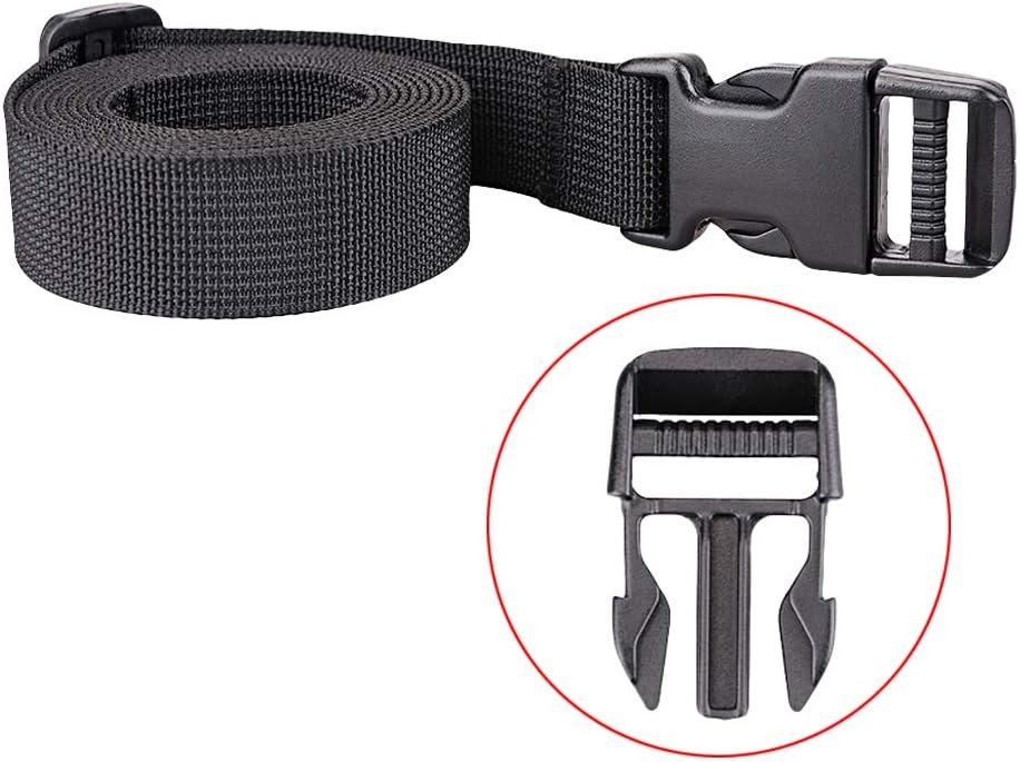 78" x 1" Strap Buckle Packing Straps Adjustable 1-Inch Belt