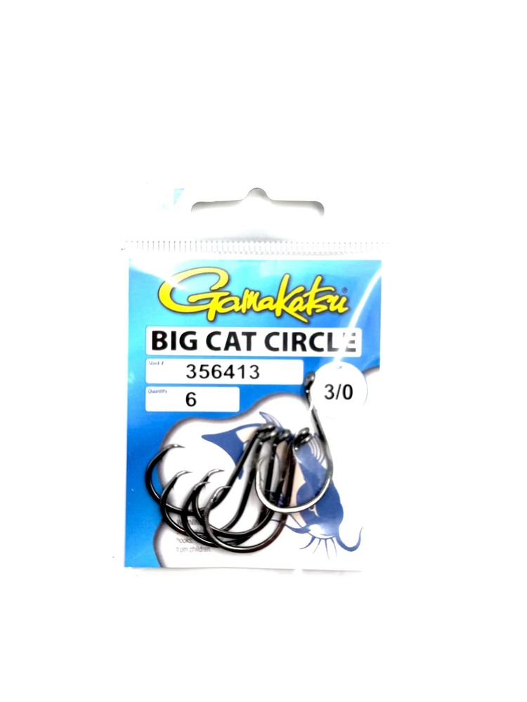 Gamakatsu Big Cat Circle Size 3/0 - 6pk
