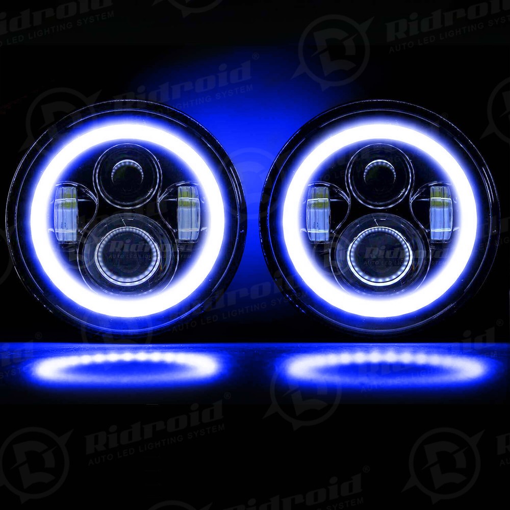 7" LED Headlight + 4.5" Passing Lights For Harley Davidson Electra Glide Classic