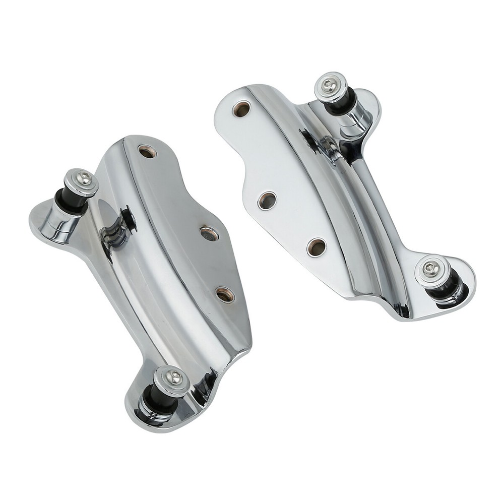 Chopped Trunk Backrest Mount Rack Docking Kit For Harley Road Glide King 2009-13