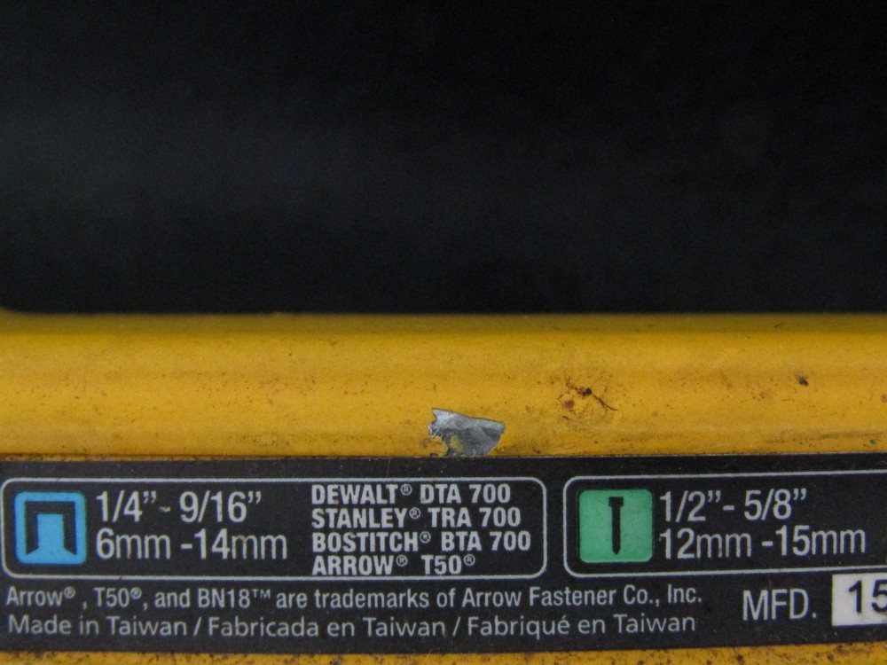 Dewalt Staple Gun Mdl DWHTTR350