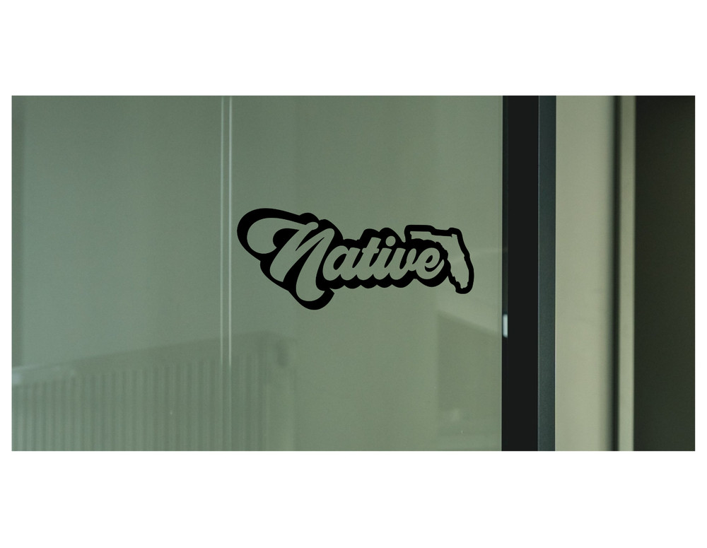 Florida Native Decal Sticker Vinyl Graphics
