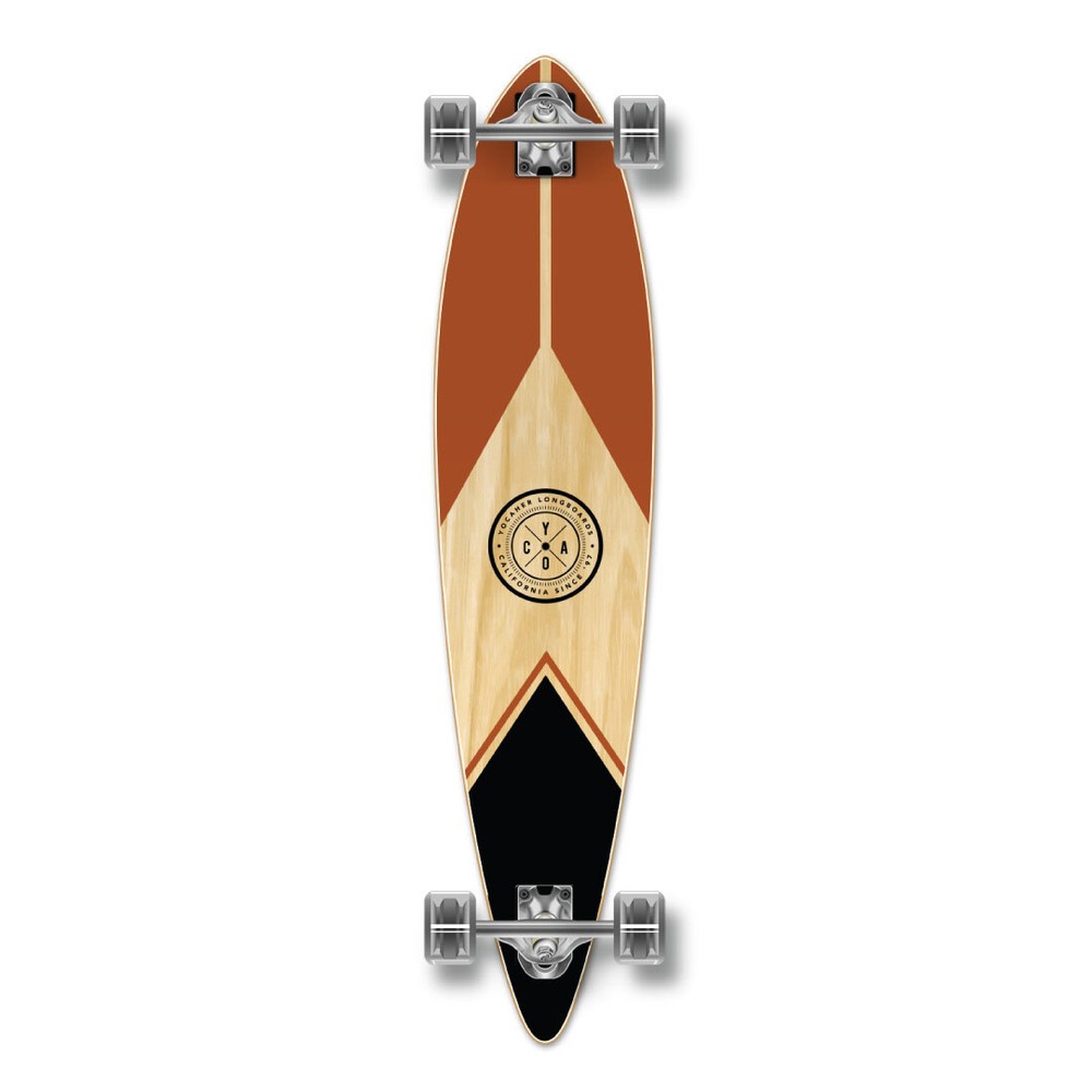 YOCAHER Longboard Complete - Earth Series - Mountain