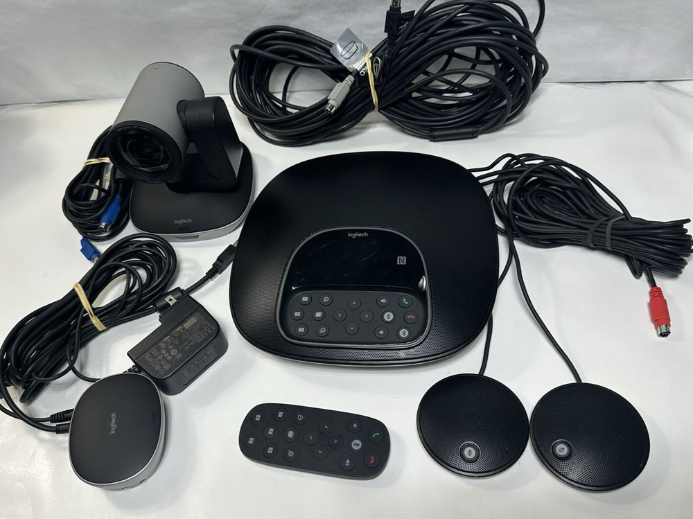 Logitech Group Video Conferencing Bundle w/ Expansion Mics 960-001060- FREE SHIP