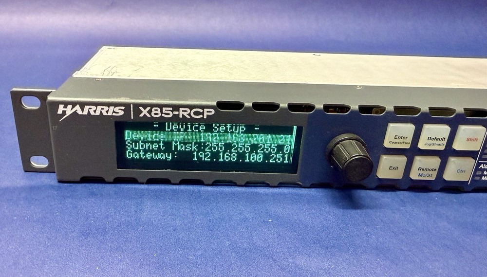 Harris X85 Remote Control Panel Harris X85-RCP