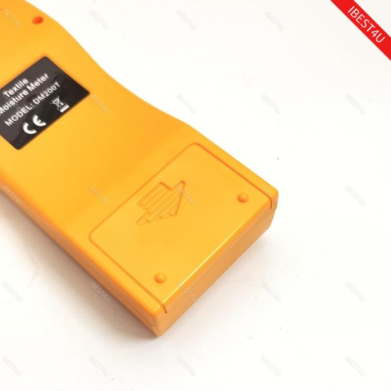 Textile Moisture Meter Tester for Cotton Clothes Yarn Wool Material Analyzer