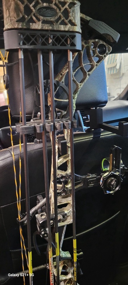 Backseat Bow & Gear Hook: Quick-Access & No-Tool Install Vehicle Storage