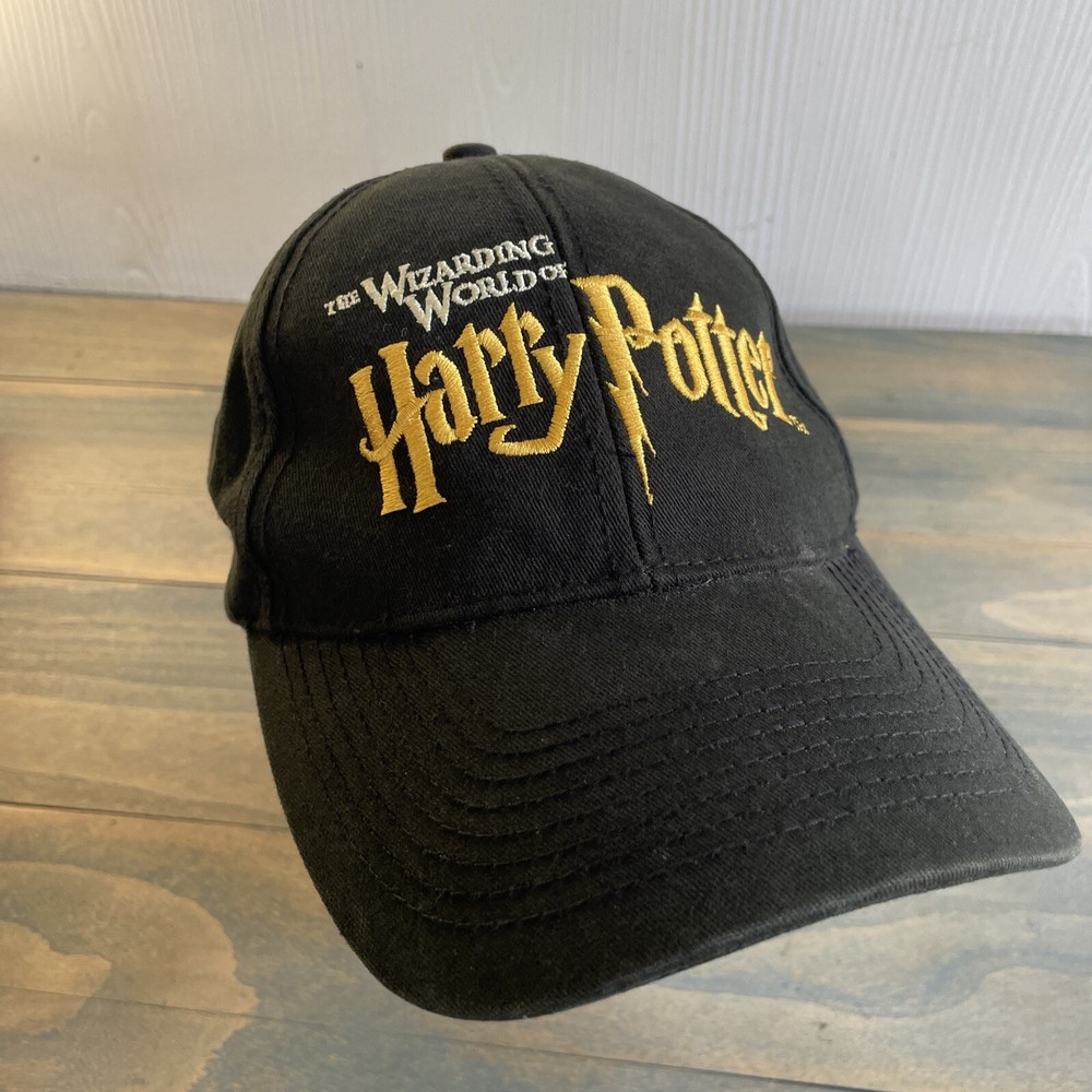 Vintage Harry Potter The Wizarding World Hat Strapback Black (HT6)