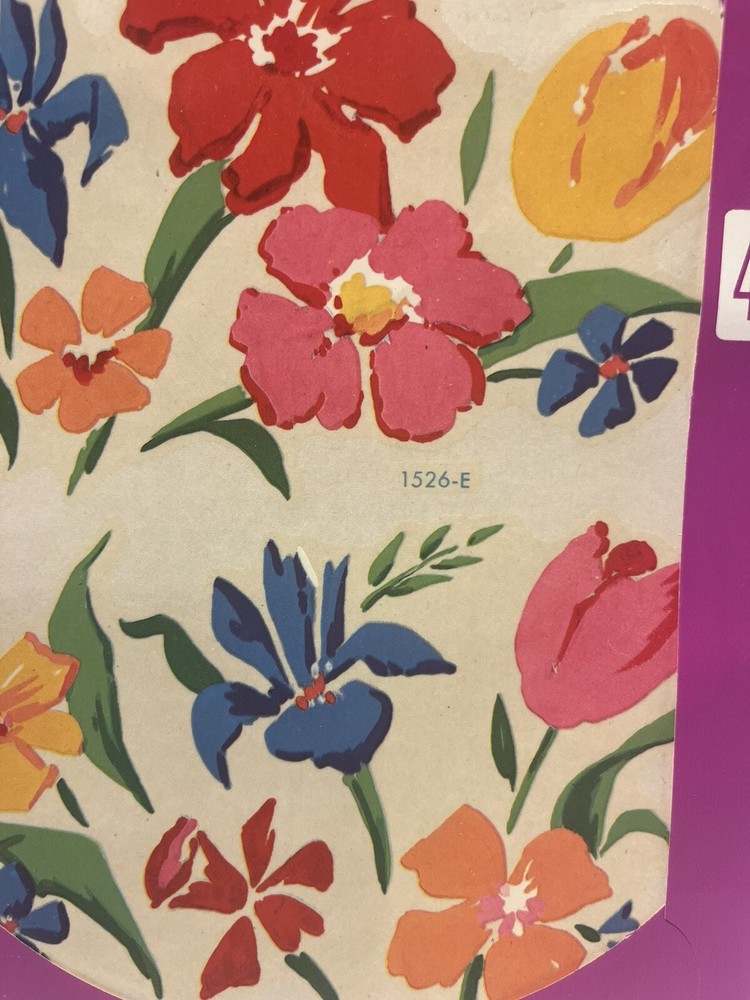Vintage Meyercord Decal Transfer Pattern Citrus Fruit # 1526E