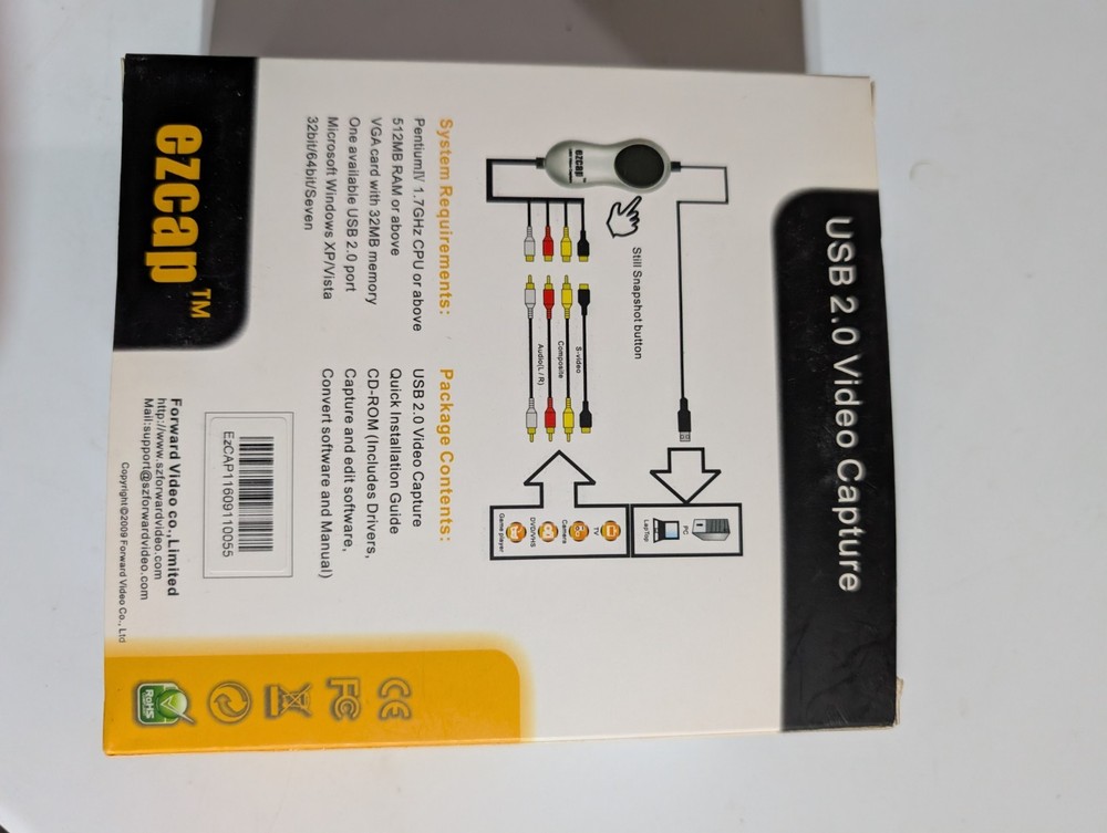 Authentic EzCap 116 Video Capture Converter