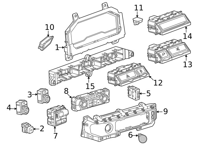 Genuine GM Switch Housing 85537501