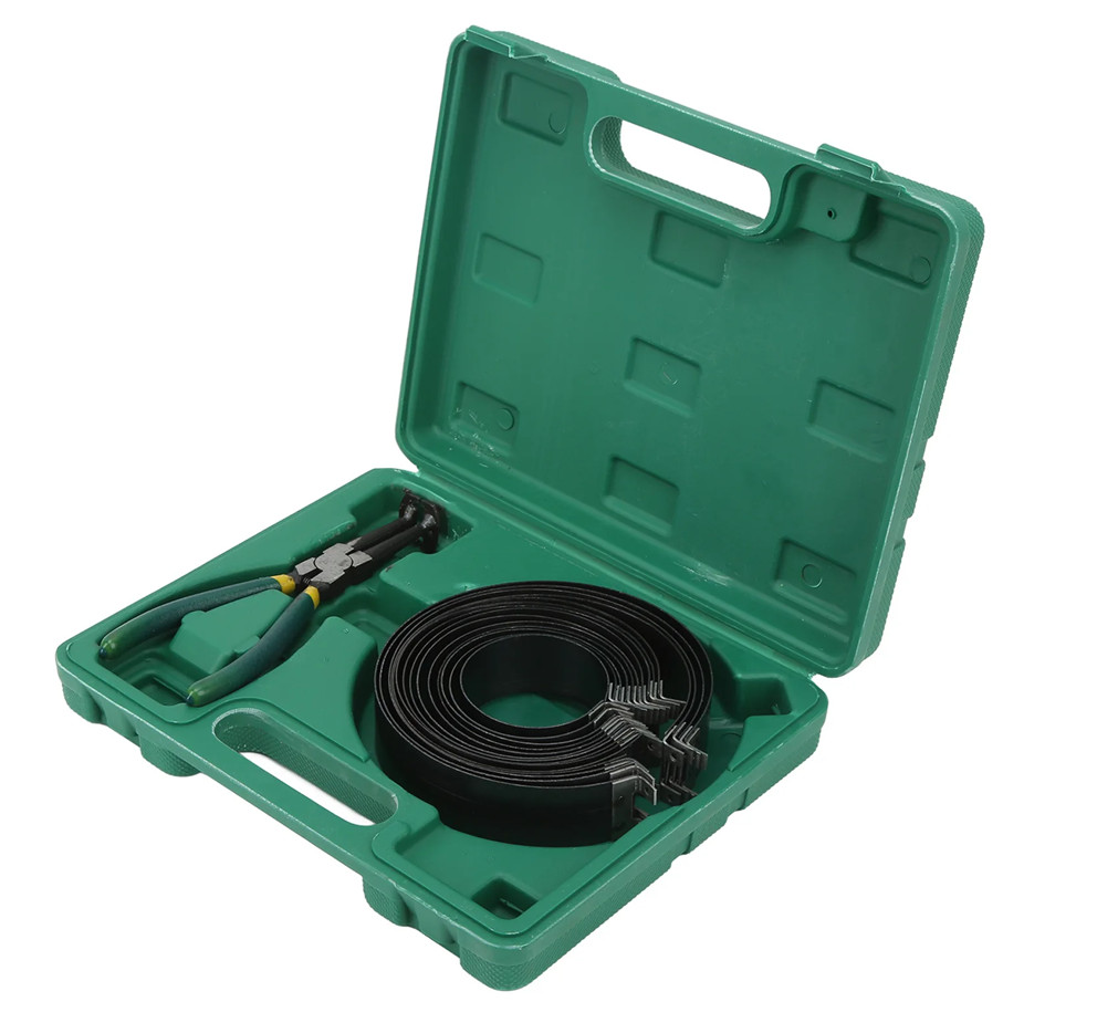 Auto Engine Piston Ring Compressor Installer 1 Pliers 14 Band Tool Kit Universal