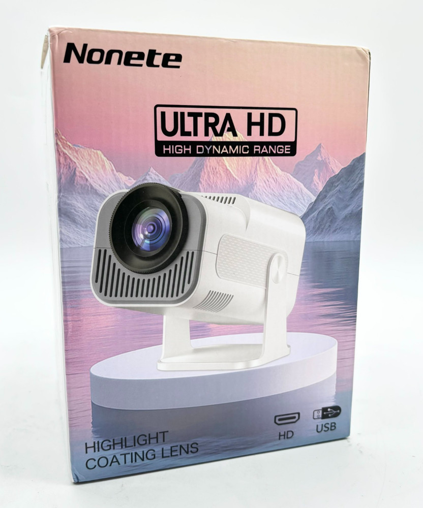 Nonete Ultra High Definition High Dynamic Range Projector Model NT30 - White