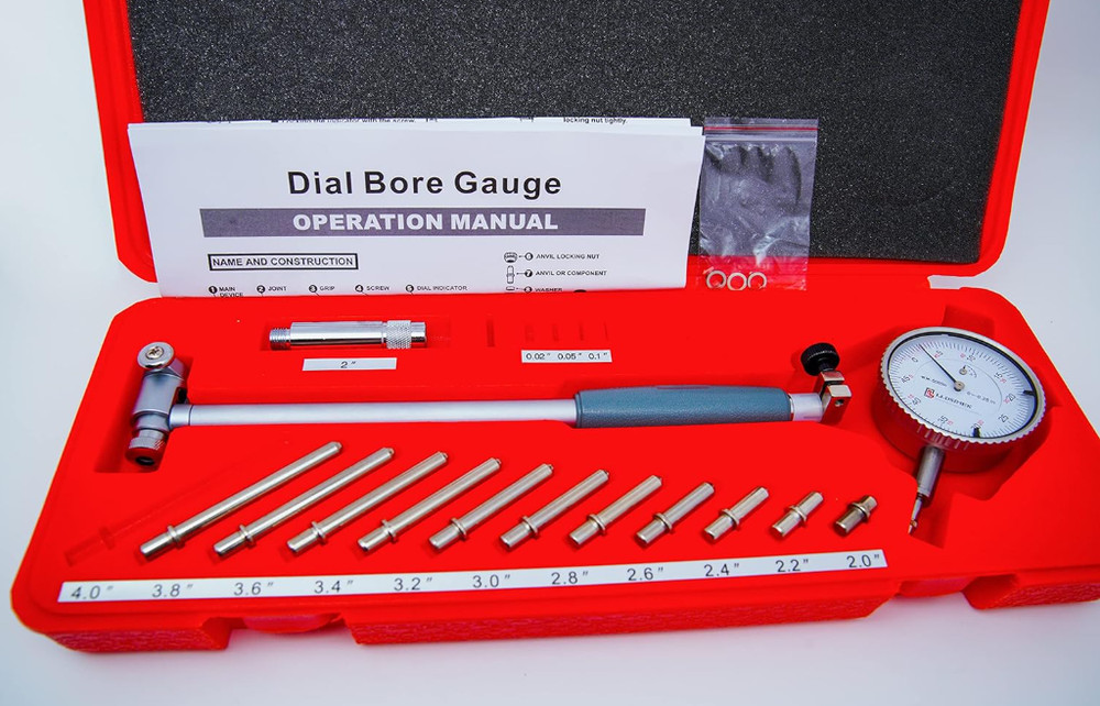 2" - 6" Bore Gauge 0.0005" Increment Set