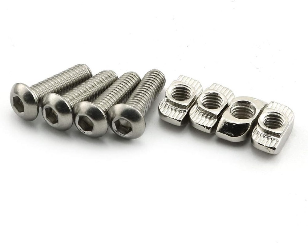 2-Pack Black Aluminium Alloy Handle Rectangular Industrial Pull Handle for 30 Se