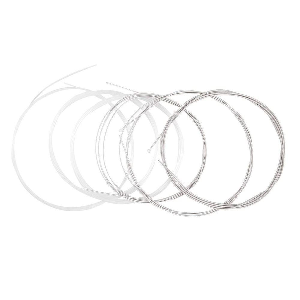 Nylon Classical Guitar Strings, Alice 3 Pack Hard Tension 0285-044, Silver