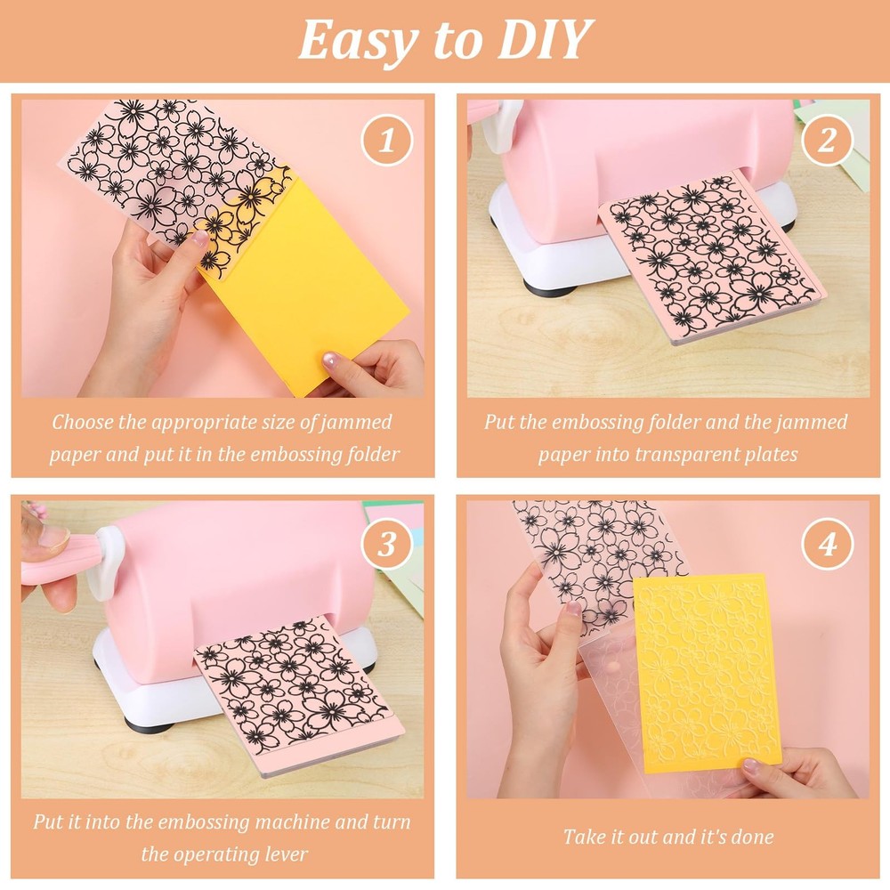 20 Pack Embossing Folders for Card Making Embossing Stencil Template DIY Plas...