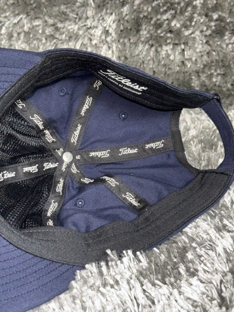 Titleist Hat Cap Strapback One Size Blue Adjustable Golf Hat Logo