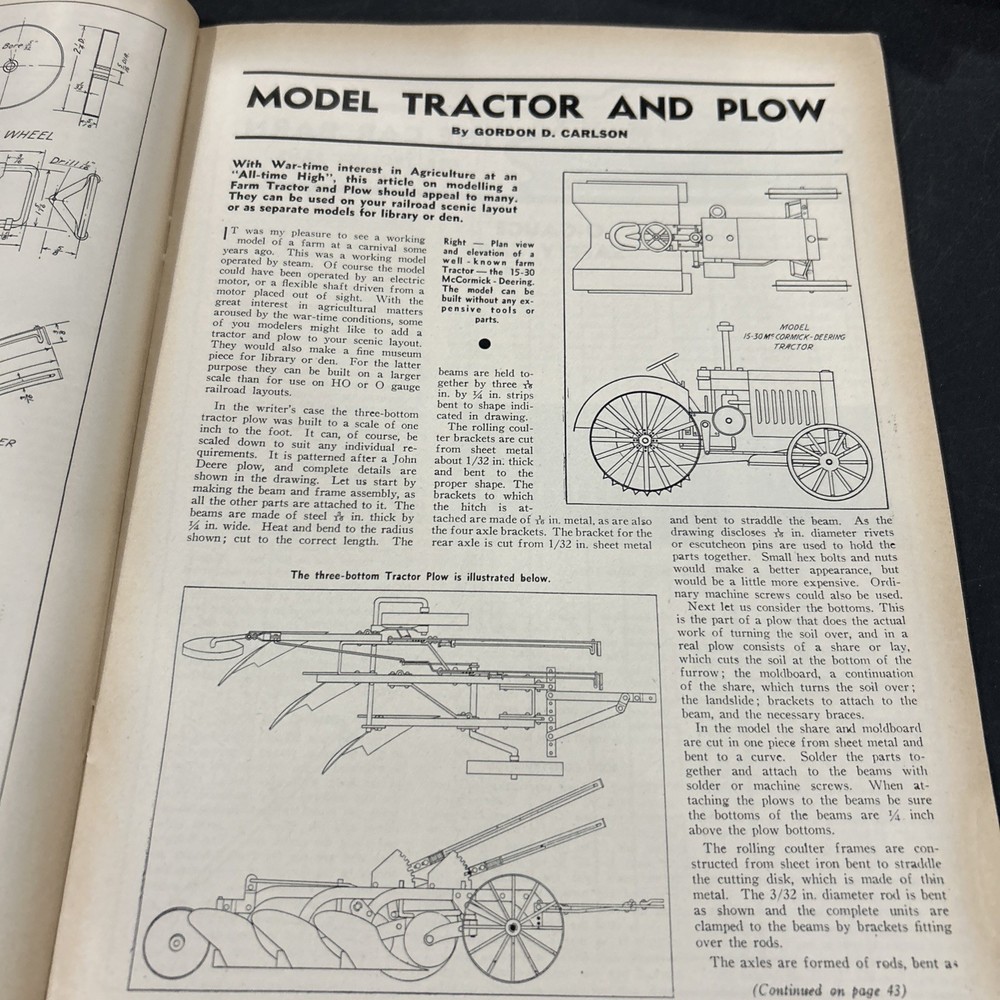 Model Craftsman August, 1943