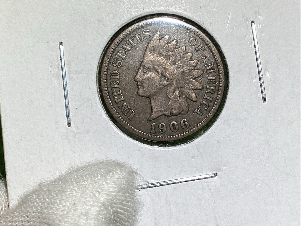 1906 INDIAN HEAD PENNY WEAK LIBERTY 🗽 HIGHER GRADE