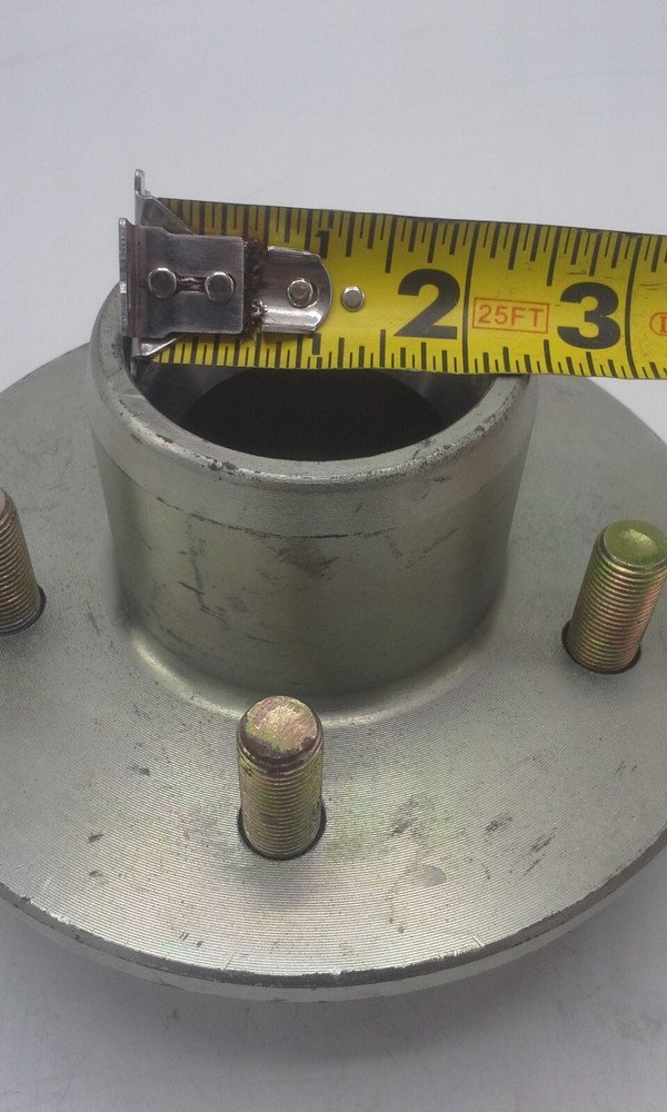 5 x 4.5 UFP L68149 1-3/8" Straight Spindle Hub Axle Ranger Boat Trailer+Bearings