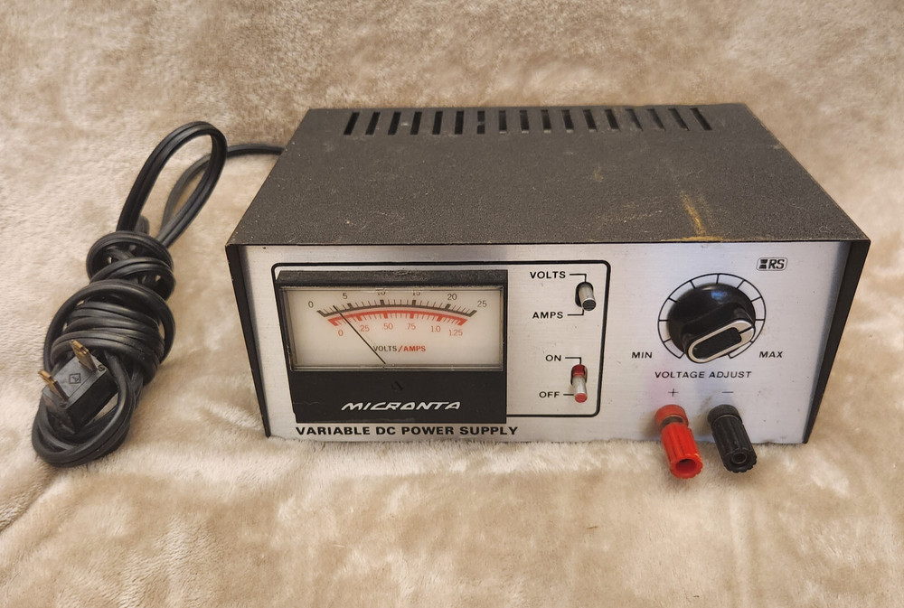 Micronta Variable DC Power Supply – Radio Shack #22-123 – Tested - Qwik Ship!