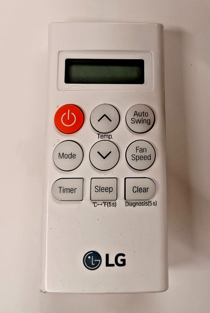 Replacement Remote Control for LG Portable Air Conditioners