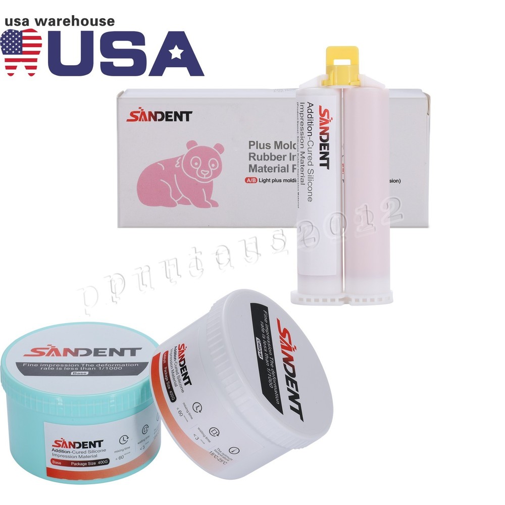 Dental Elastomeric Impression Putty Soft Silicone Material SANDENT