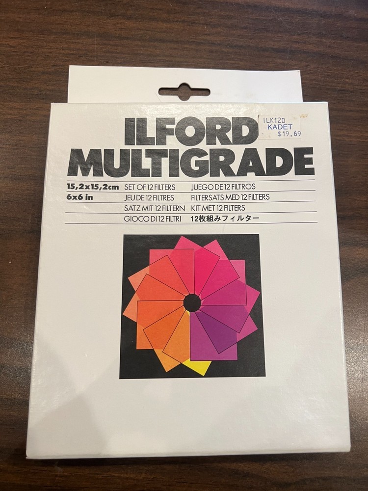 ILFORD Multigrade 6x6 Darkroom Filter 12 Pack