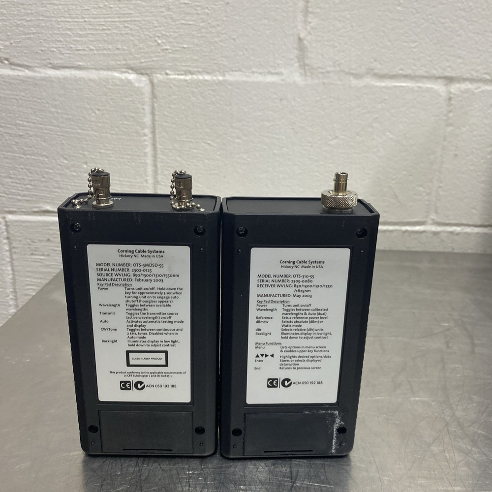 Corning OTS 300 Series Optical Source & Optical Meter
