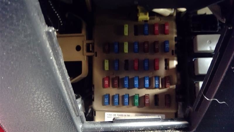 FORESTER 2009 Fuse Box Cabin 6907