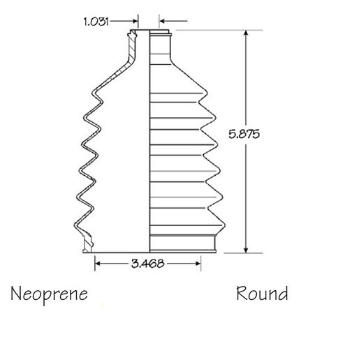 Front Outer CV Boot Repair Kit for Dodge Dakota 1991-2004 (see chart)