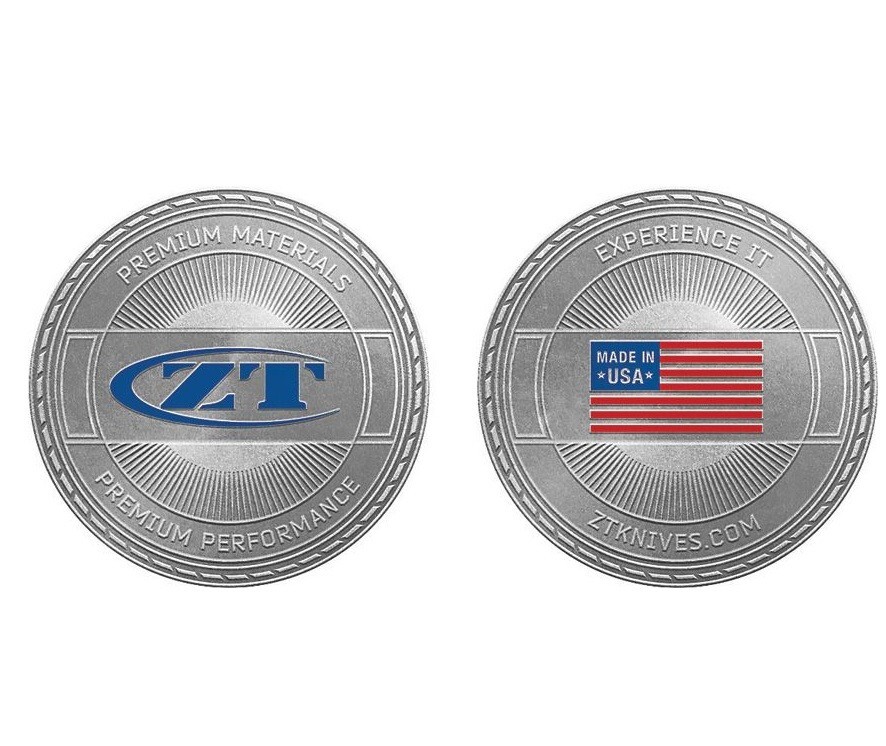 Zero Tolerance Knives Challenge Coin
