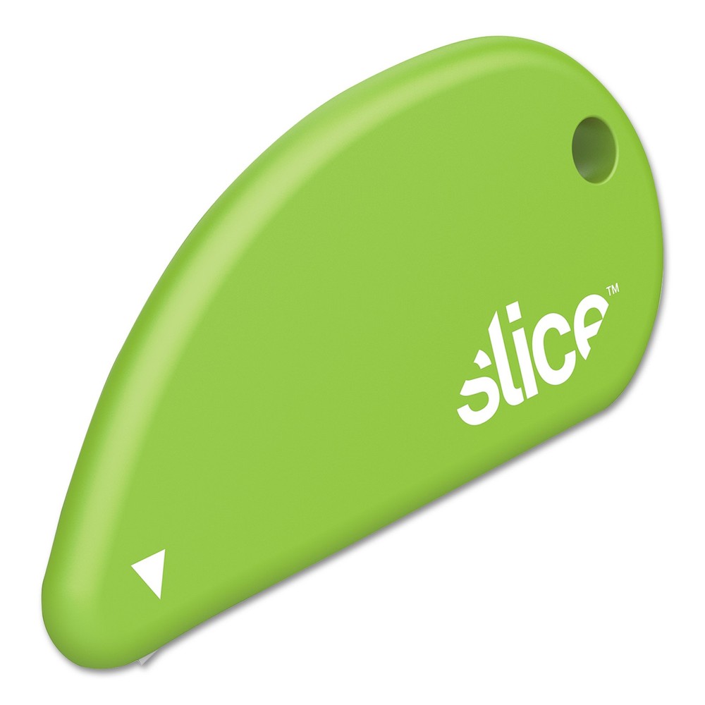 slice® Safety Cutters, Fixed, Non Replaceable Micro Safety Blade, Ceramic, Green