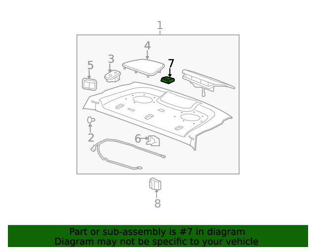 Genuine GM Indicator Bezel 15255103
