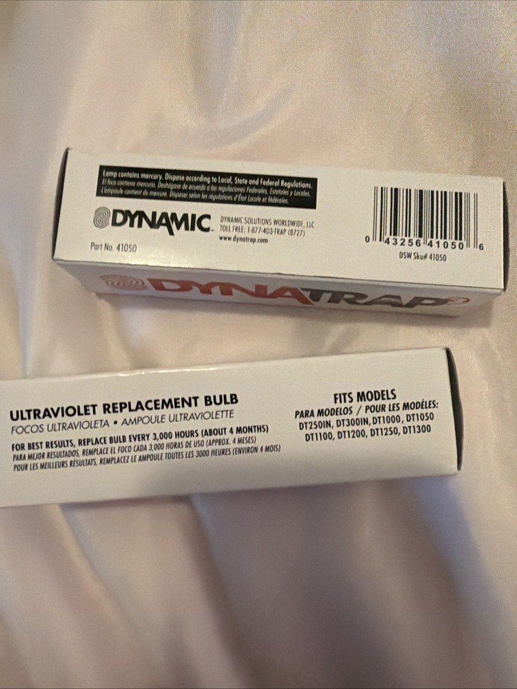 Two DynaTrap 41050-R Insect Trap Replacement Bulb