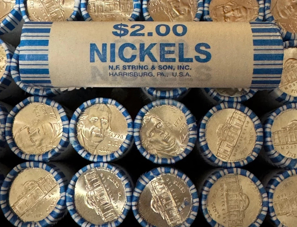 1776 - 2026 P 5C Jefferson Nickel  Roll Semiquincentennial Uncirculated