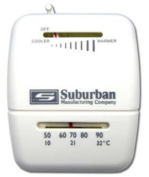 Suburban 161154 Wall Thermostat Heat Only White -  Brand New -  Fast Shipping