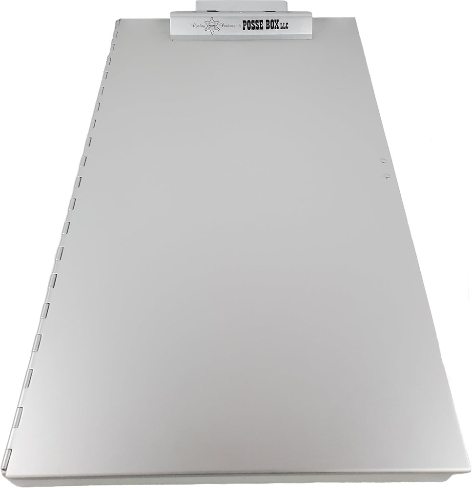 - Side-Opening Single Compartment Clipboard Pbxl-85-S · Anodized Aluminum Silver