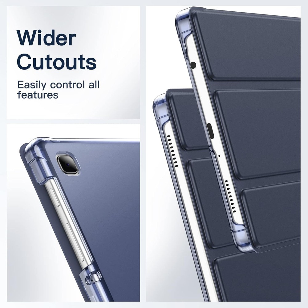 For Samsung Galaxy Tab A7 Lite 8,7 Case Folio Stand Protective Slim Navy