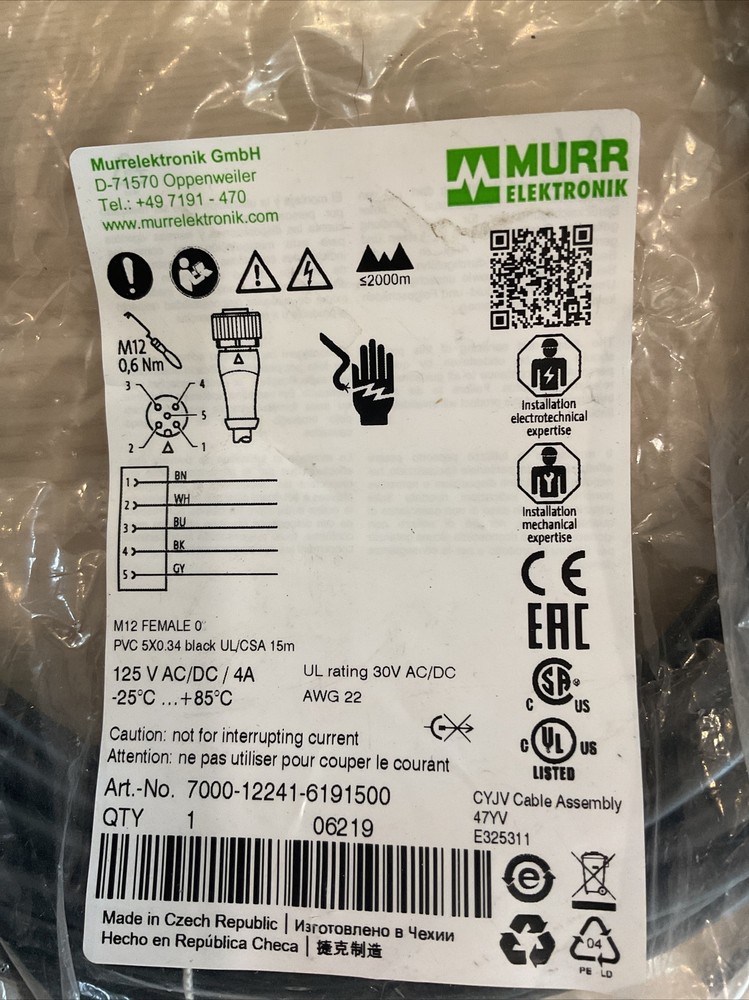 Murr 7000-12241-619500 Cable