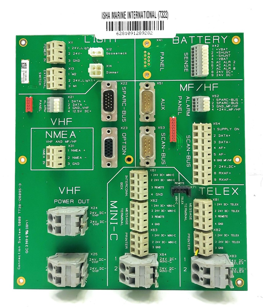 Connection system 5000 TT38-126095-D PCB Card