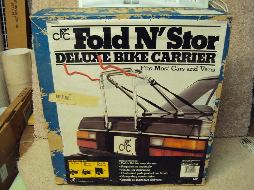 Folding One or Two Bike Carrier Rack