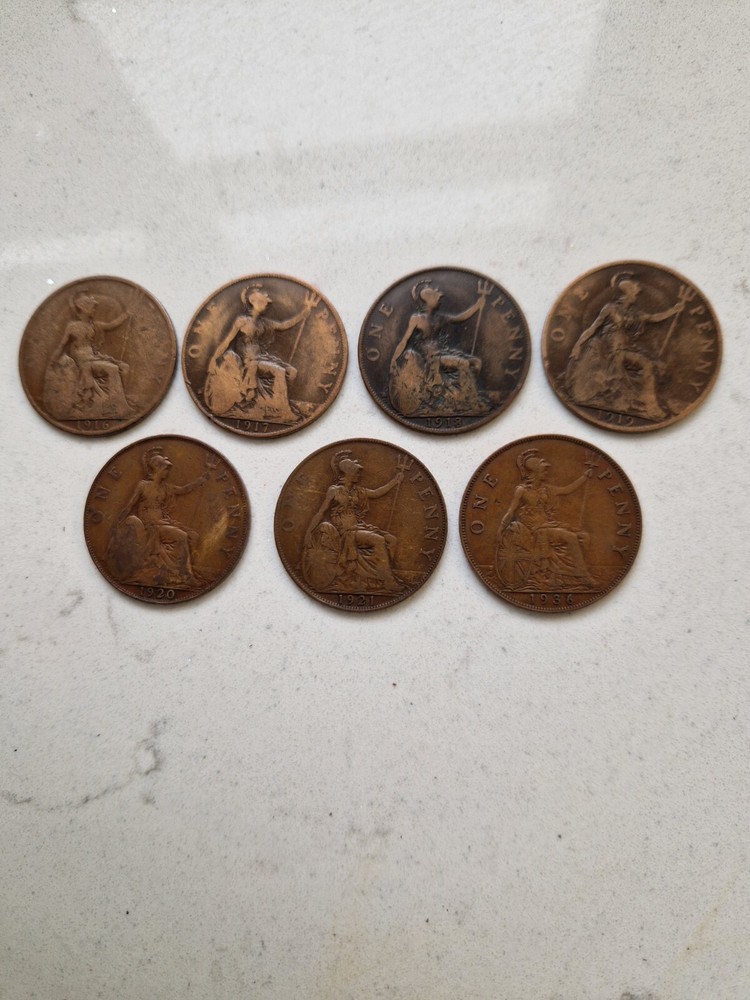 British Penny Coins