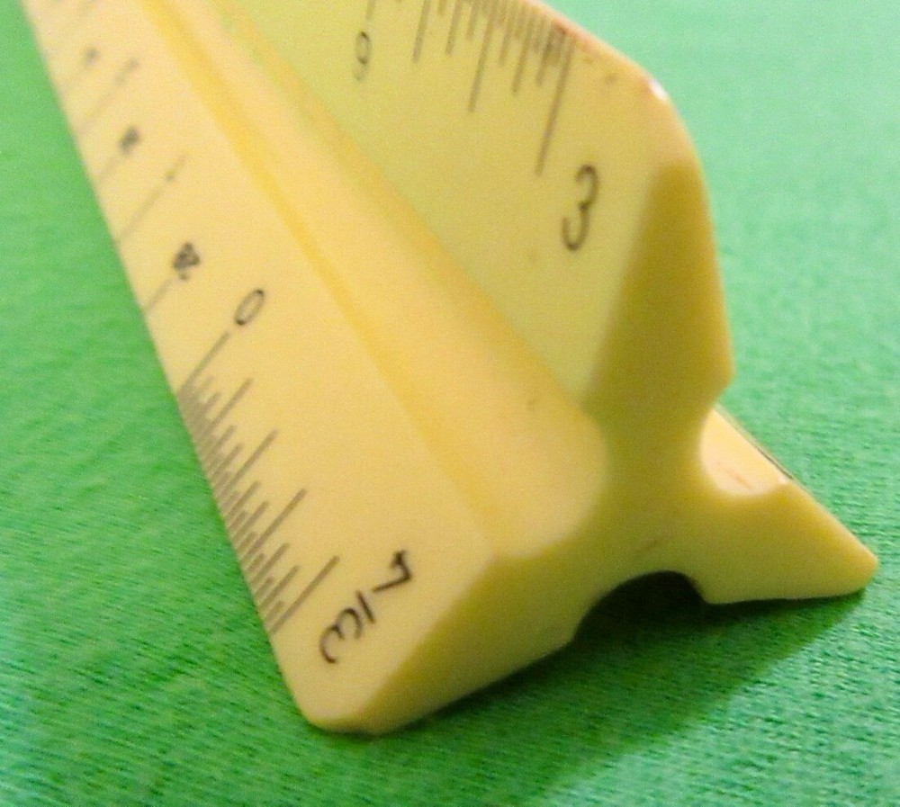 Vintage Triangle Architect Ruler Made in West Germany