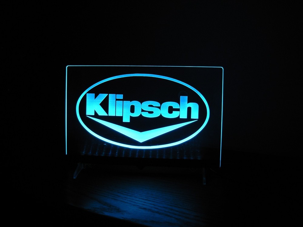 KLIPSCH ETCHED ACRYLIC LED SIGN