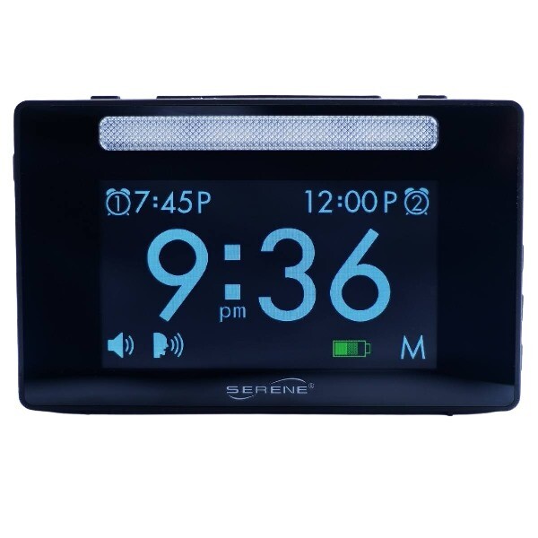 Serene Innovations Sereonic Alert Ca360Q Clock / Receiver Notification System Ca