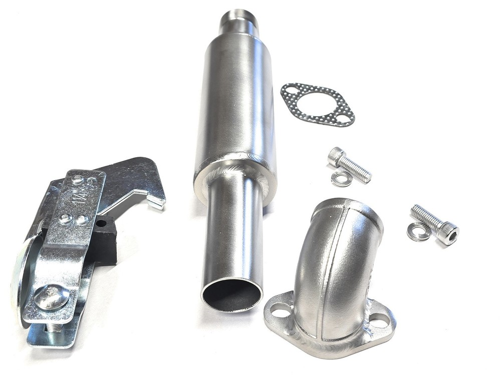 Erect Exhaust Muffler 304 Stainless – Predator Max 459cc