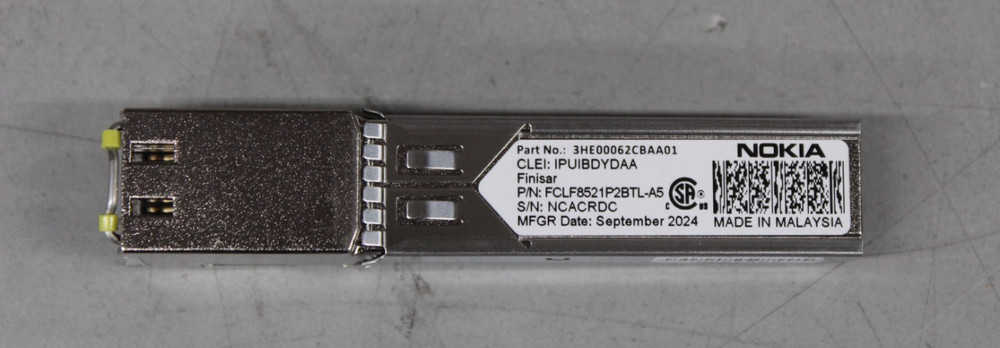 Nokia 3HE00062CBAA01 FCLF8521P2BTL-A5 SFP Transceiver Module