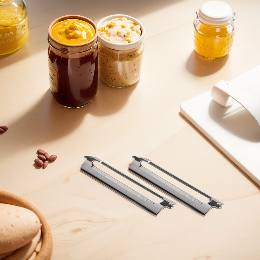 Stainless Steel Single-sided Flat Blade Multifunctional Peeling Blades Replace